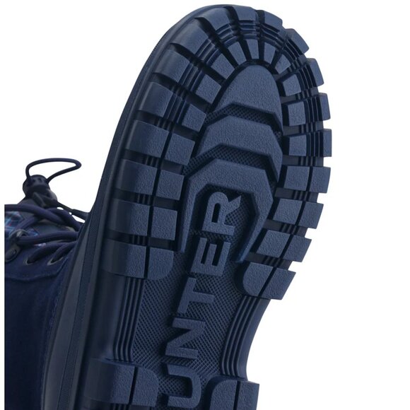 Hunter Women's Skylar Waterproof Duck Boots in Dark Blue - Picture 4 of 8